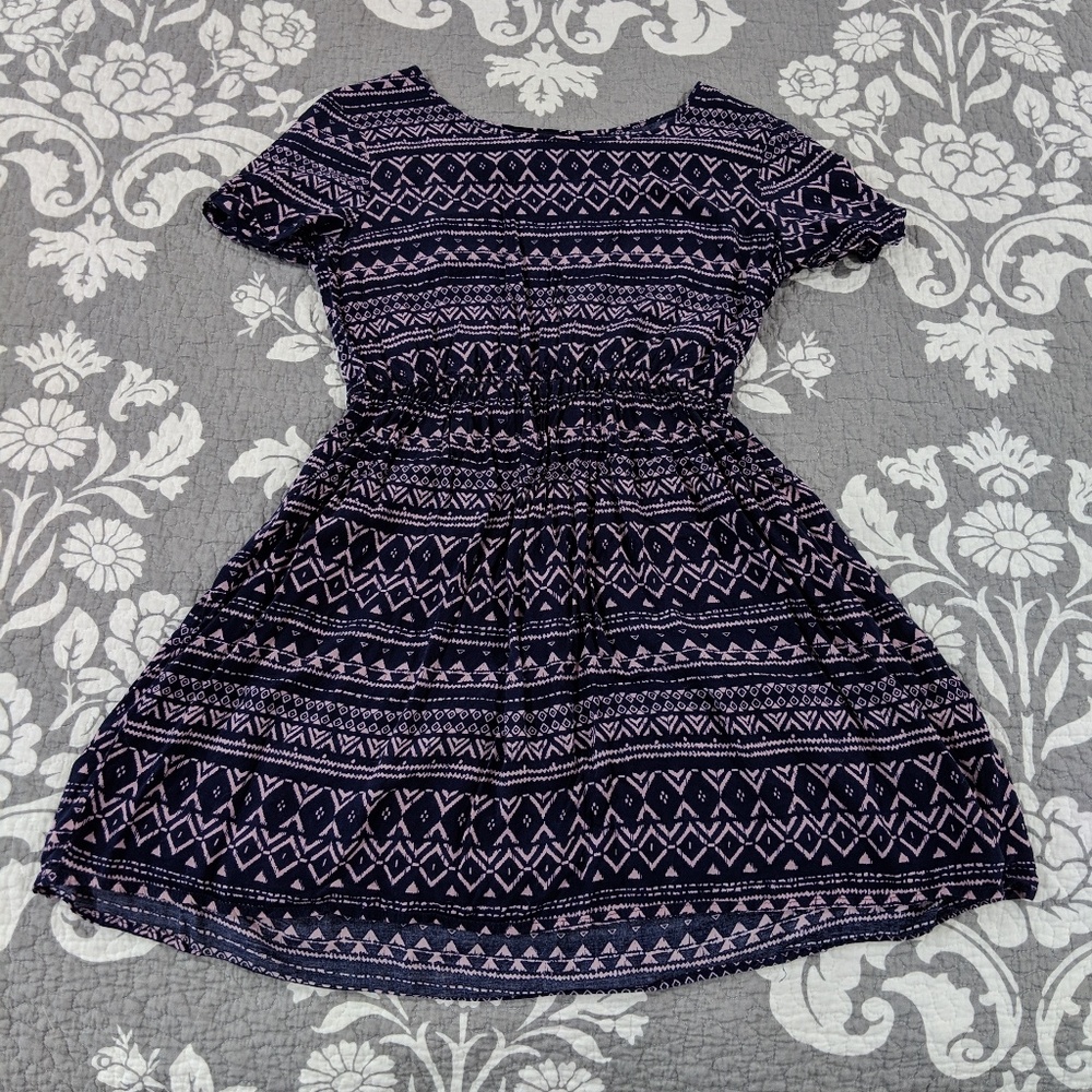 Aztec Print Dress